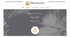 Desktop Screenshot of manstrimman.se