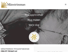 Tablet Screenshot of manstrimman.se